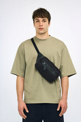 “Oni Veggie” x Mushroom Leather Crossbody Bag
