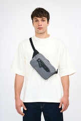 “Oni Veggie” x Mushroom Leather Crossbody Bag