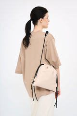 Recycled ECO Leather Drawstring Bag