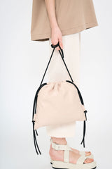 Recycled ECO Leather Drawstring Bag