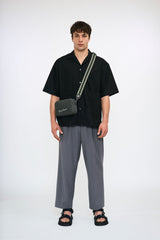 Corn Leather Graphic Camera Bag