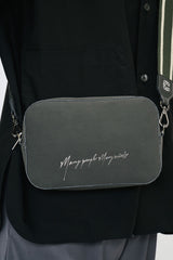 Corn Leather Graphic Camera Bag