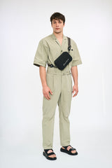 Corn Leather Graphic Camera Bag