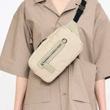 “Oni Veggie” x Mushroom Leather Crossbody Bag