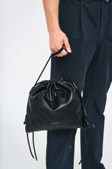 Recycled ECO Leather Drawstring Bag