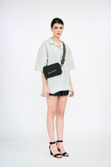 Corn Leather Graphic Camera Bag