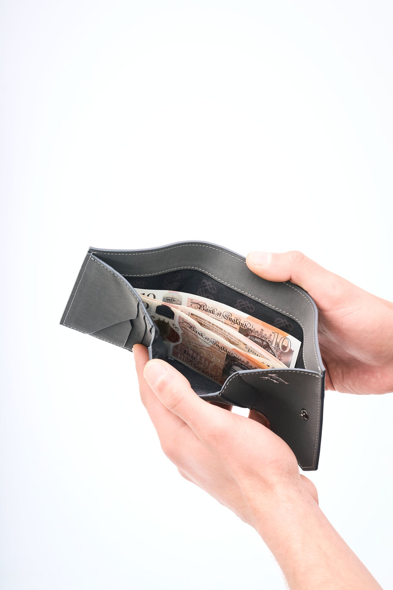 Corn Leather Graphic Trifold Wallet