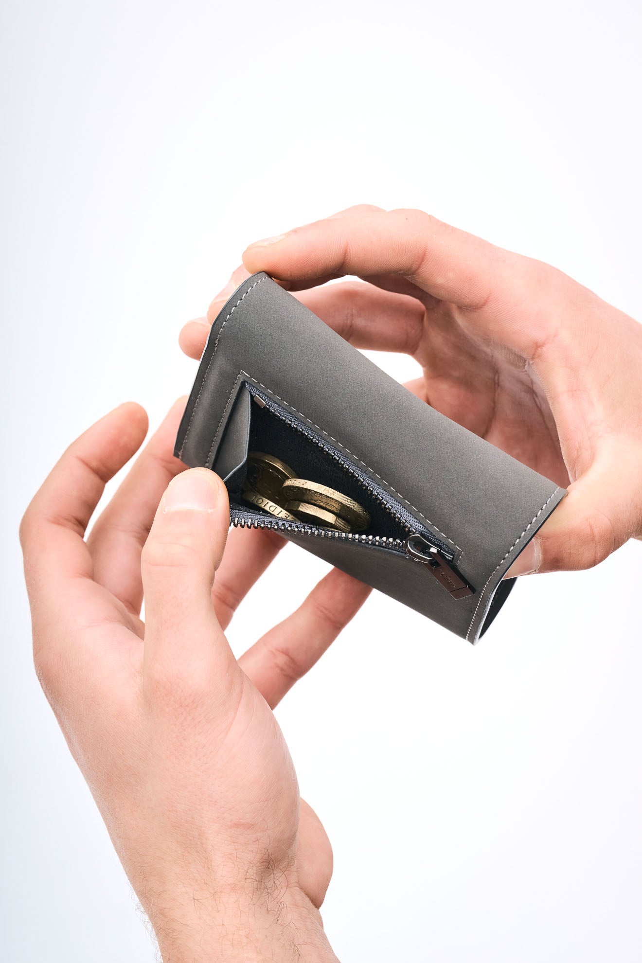 Corn Leather Graphic Trifold Wallet