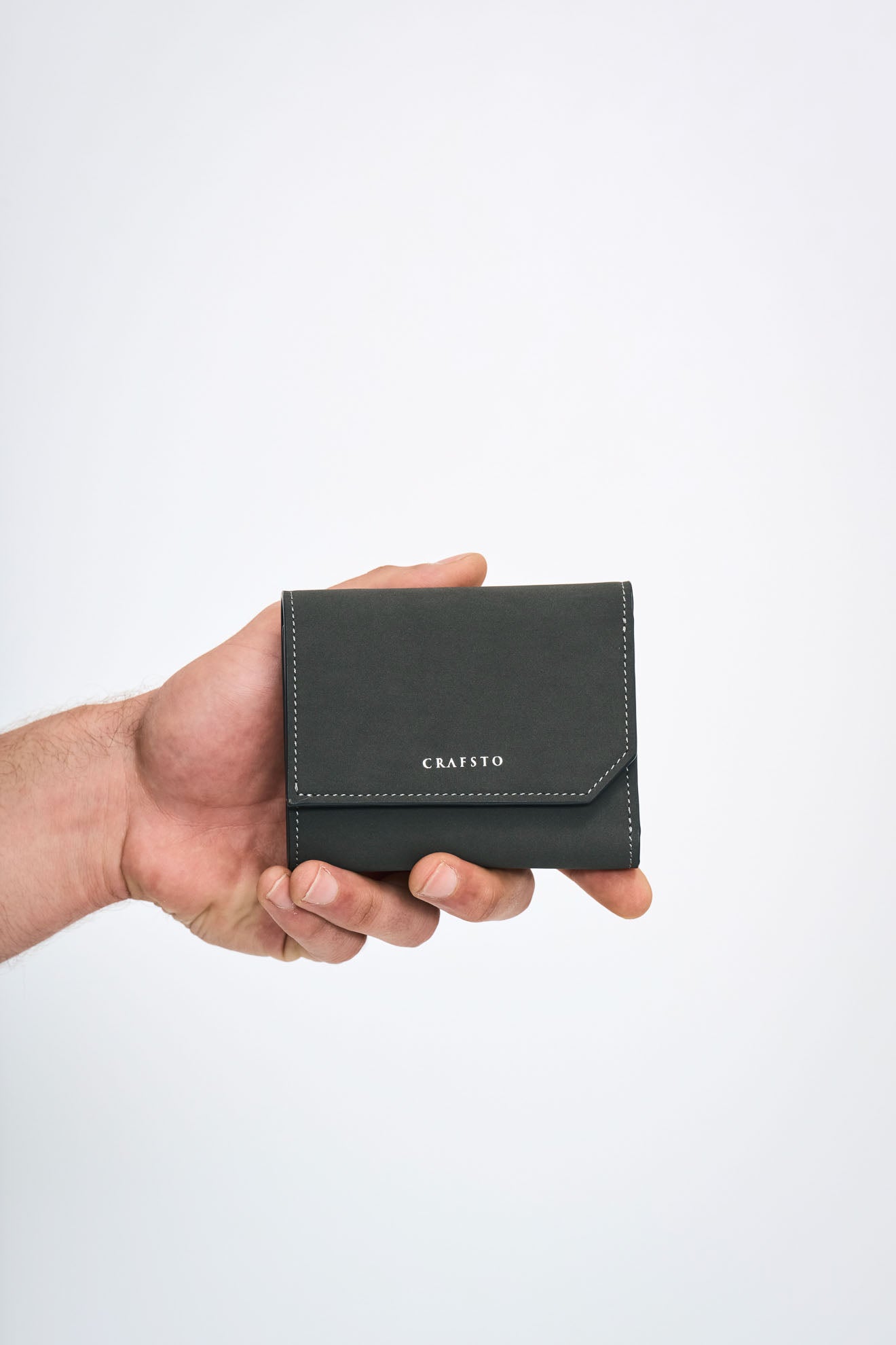 Corn Leather Graphic Trifold Wallet