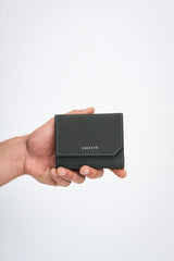 Corn Leather Graphic Trifold Wallet