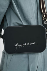 Corn Leather Graphic Camera Bag