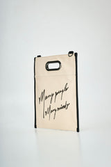 Organic Cotton x Apple Leather Record Bag