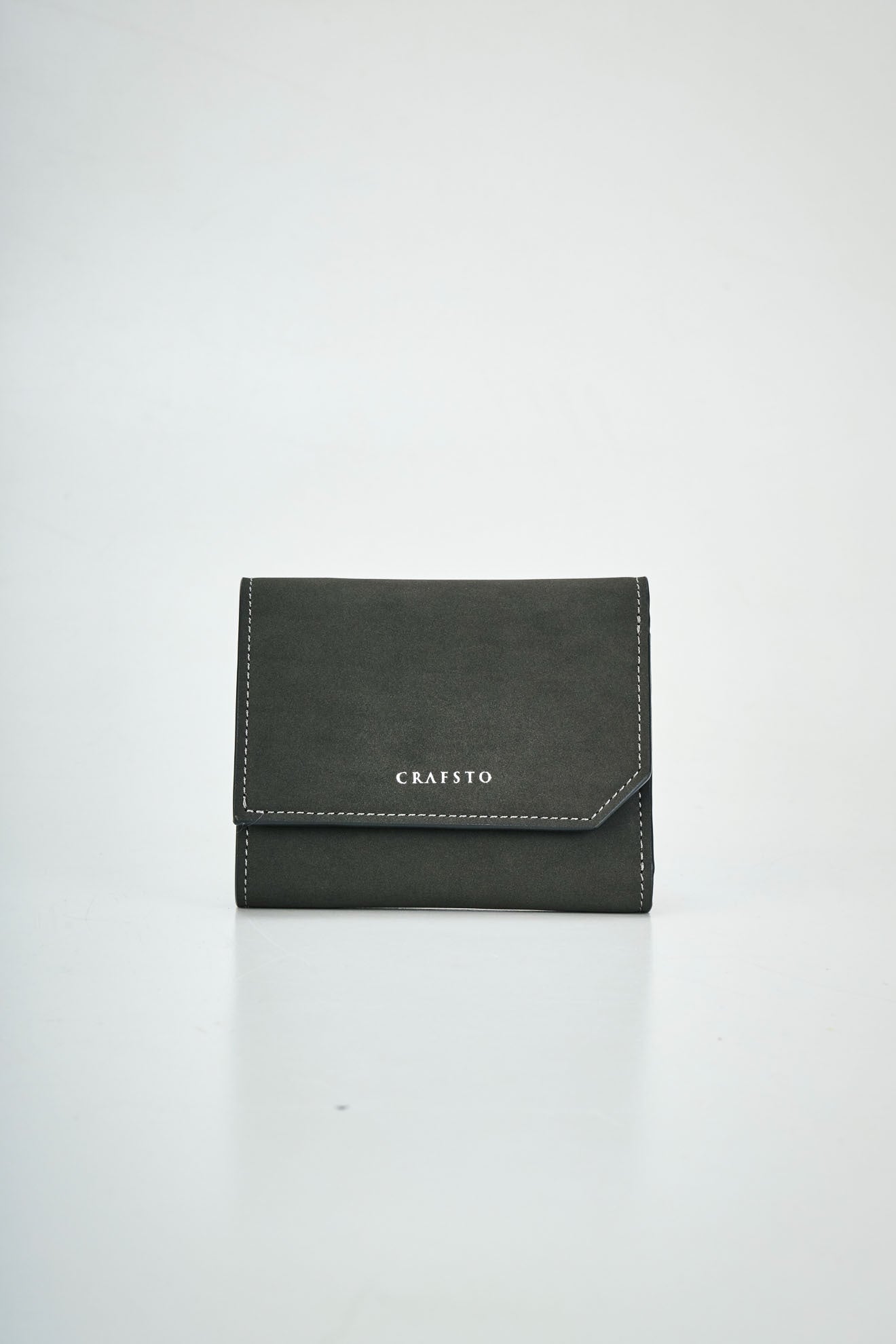 Corn Leather Graphic Trifold Wallet