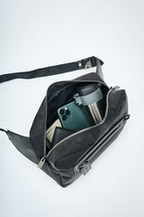 “Oni Veggie” x Mushroom Leather Crossbody Bag