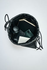 Recycled ECO Leather Drawstring Bag