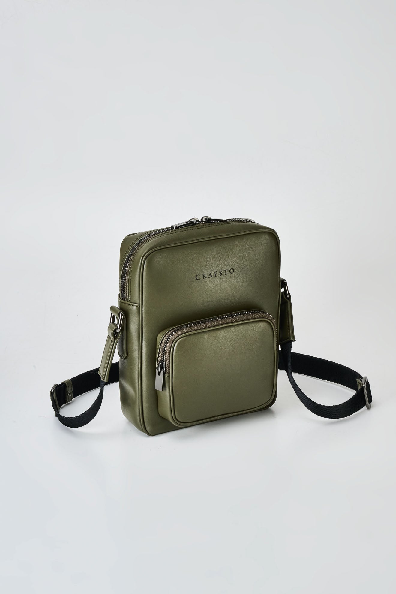 Cactus Leather CrossbodyBag (square)