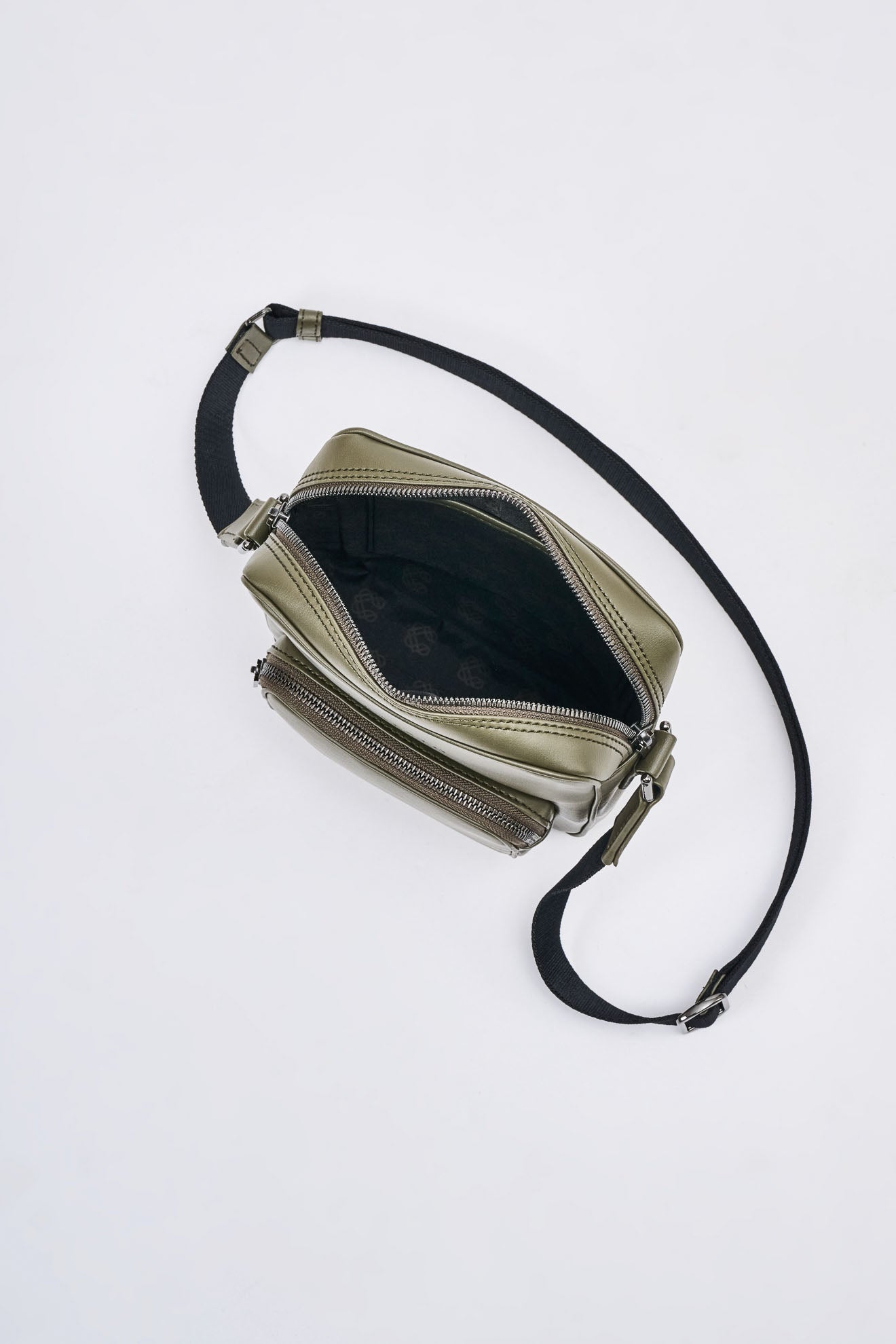 Cactus Leather CrossbodyBag (square)
