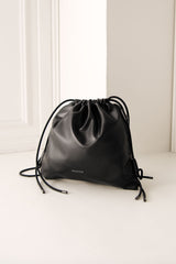 Recycled ECO Leather Drawstring Bag
