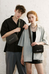 Corn Leather Graphic Camera Bag