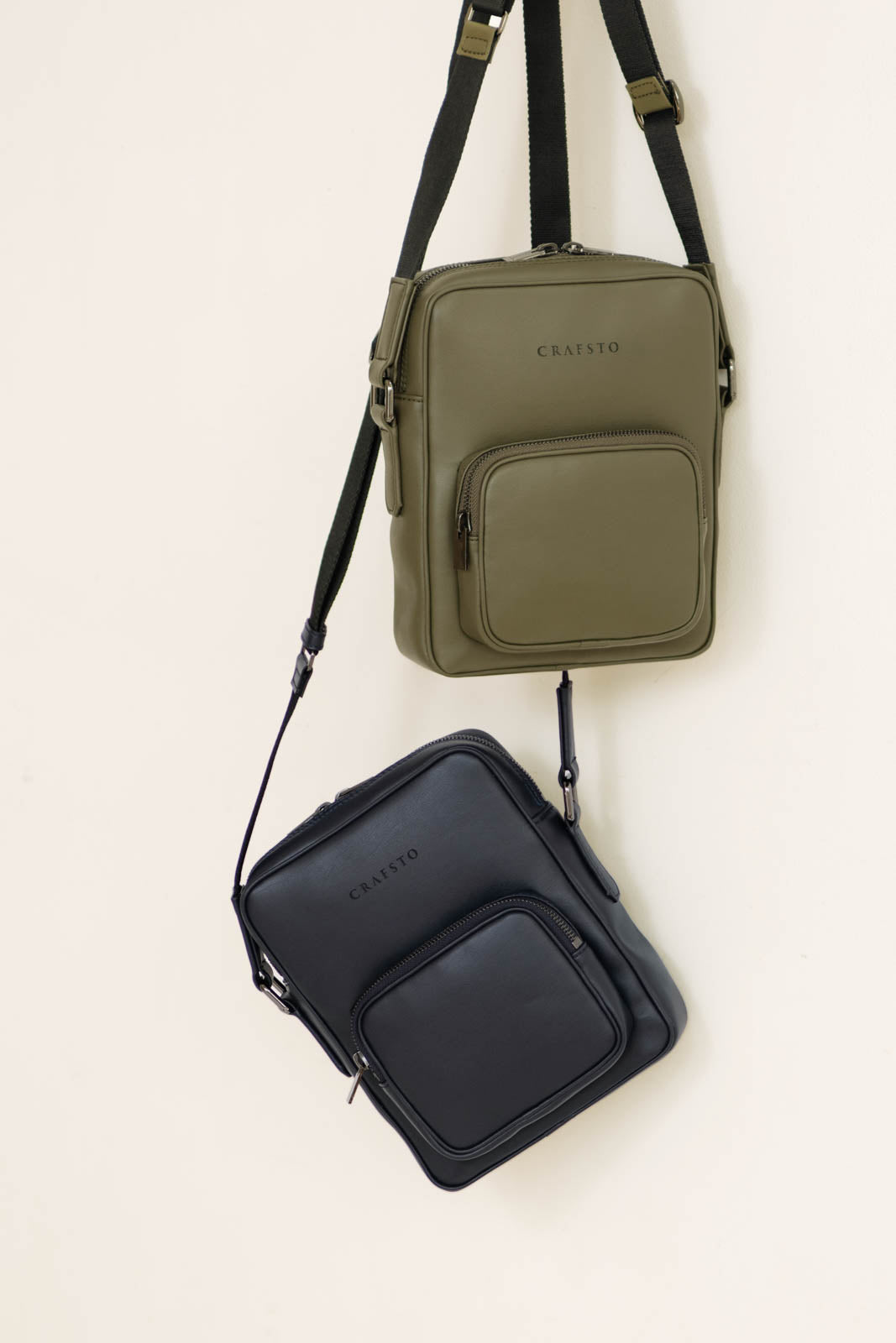 Cactus Leather CrossbodyBag (square)