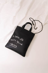 Cactus Leather Graphic Lesson Bag