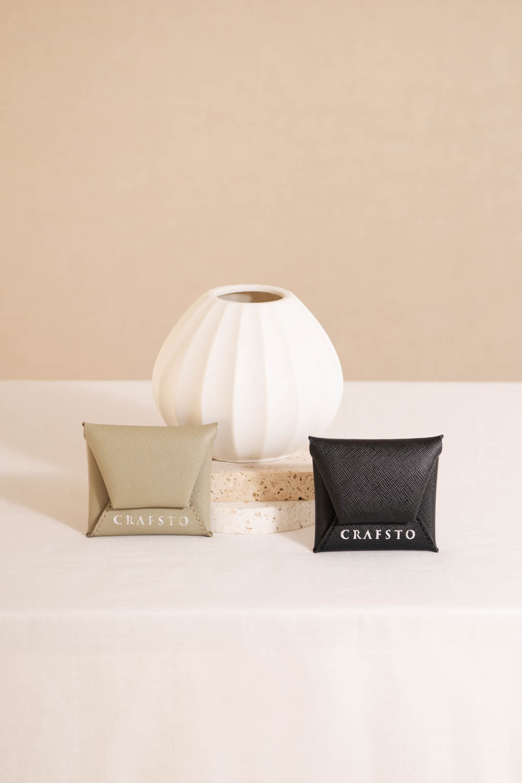 Mushroom Leather Coin Pouch