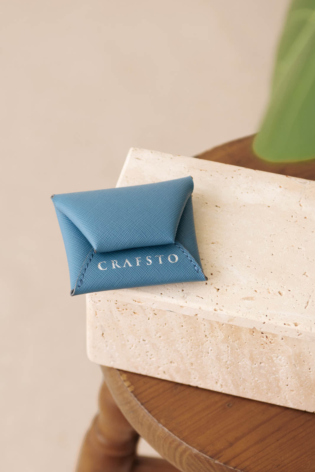 Mushroom Leather Coin Pouch