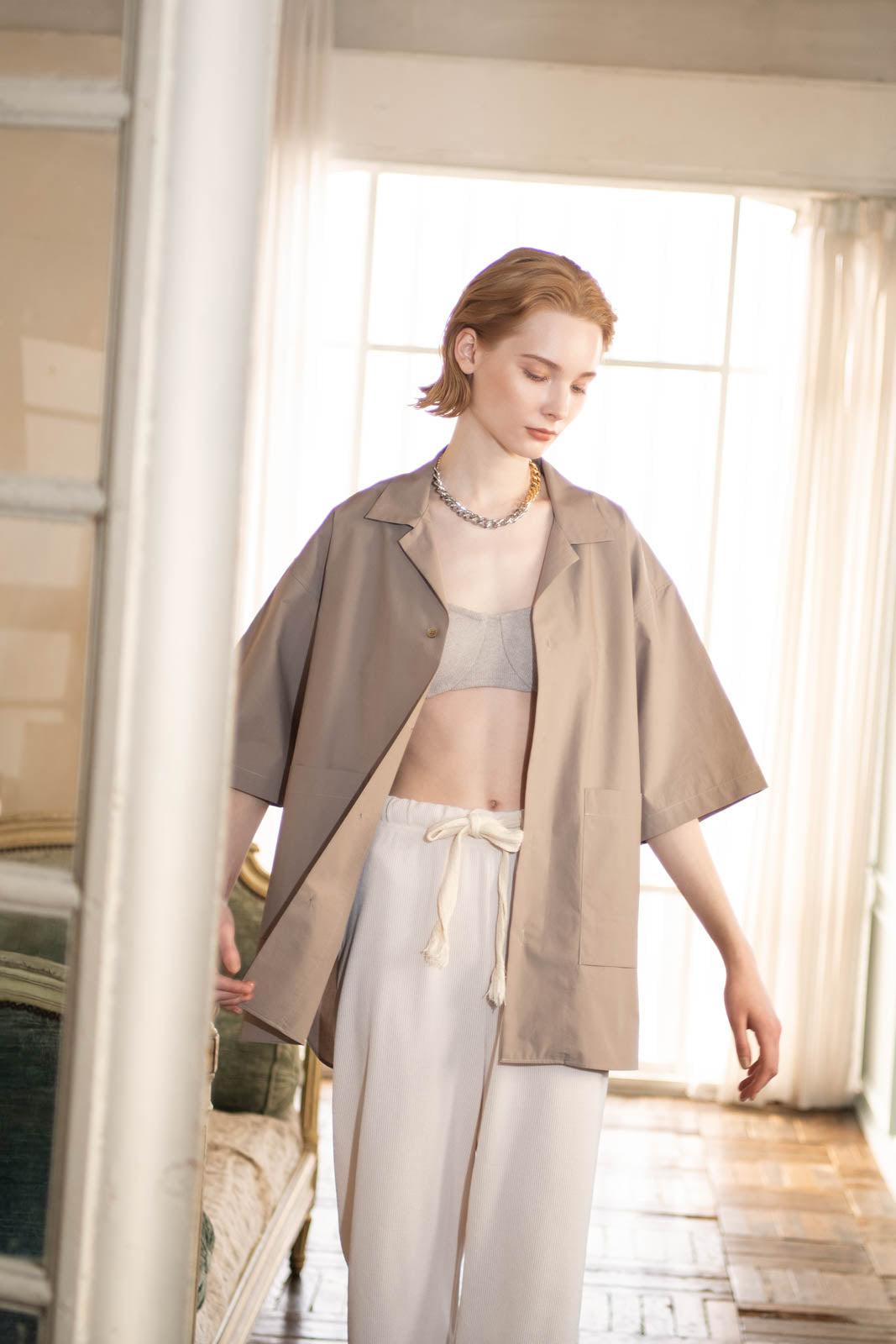 Open Collar Shirt