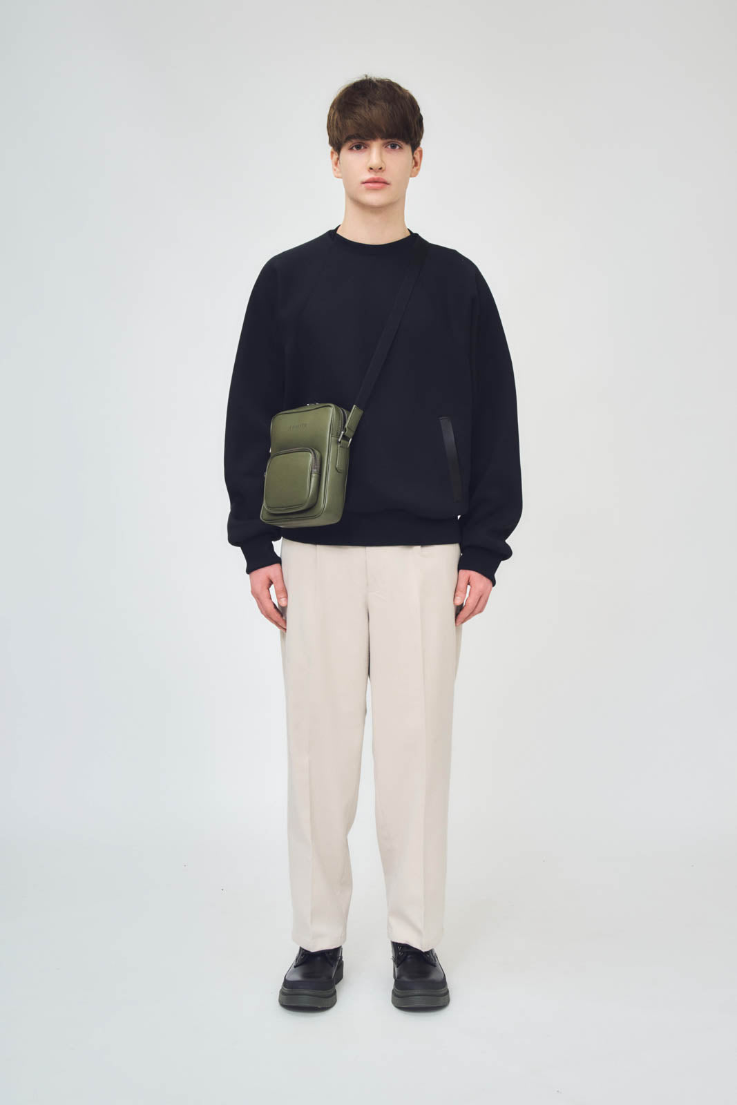 Cactus Leather CrossbodyBag (square)