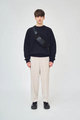 Apple Leather&OrganicCotton Crossbodybag