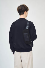 Apple Leather&OrganicCotton Crossbodybag