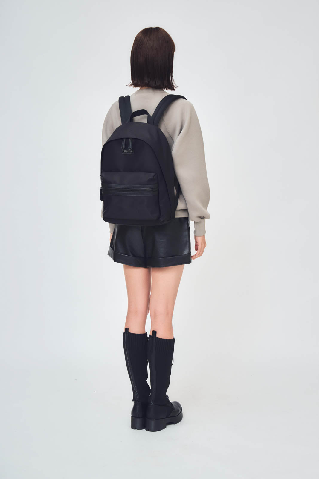 “Onibegie” x Mushroom Leather Backpack