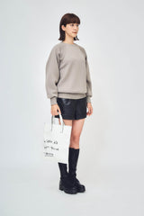 Cactus Leather Graphic Lesson Bag