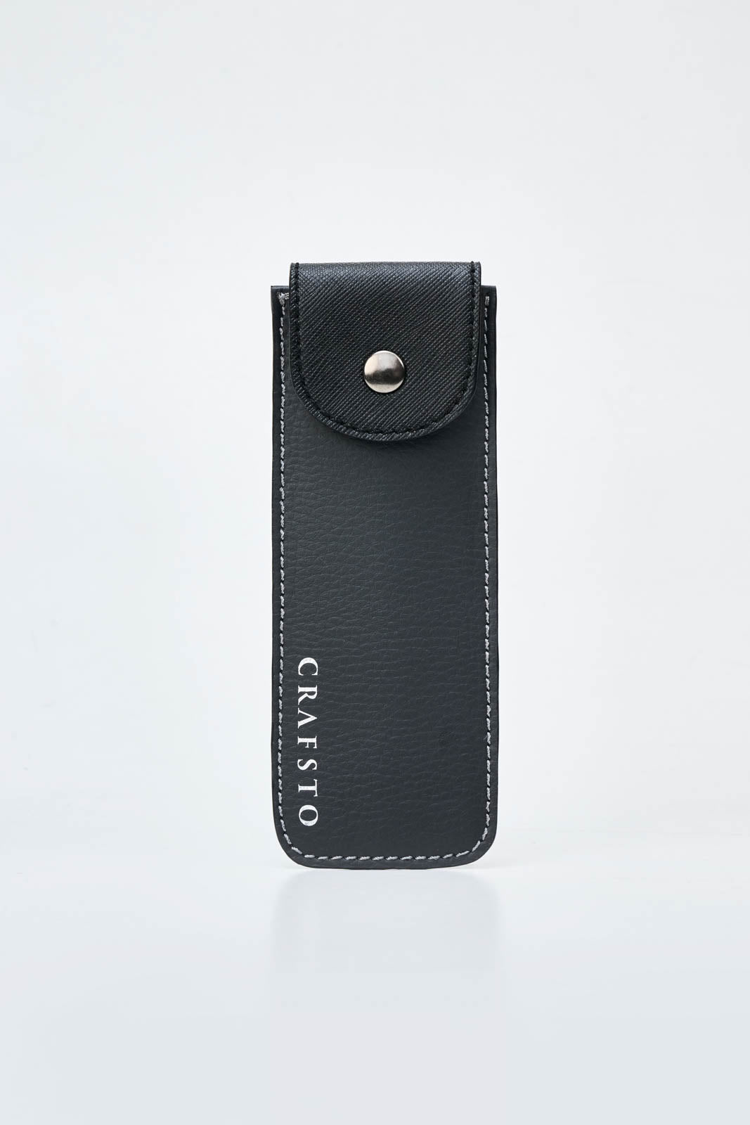 Mushroom Leather Pen Case with Flap