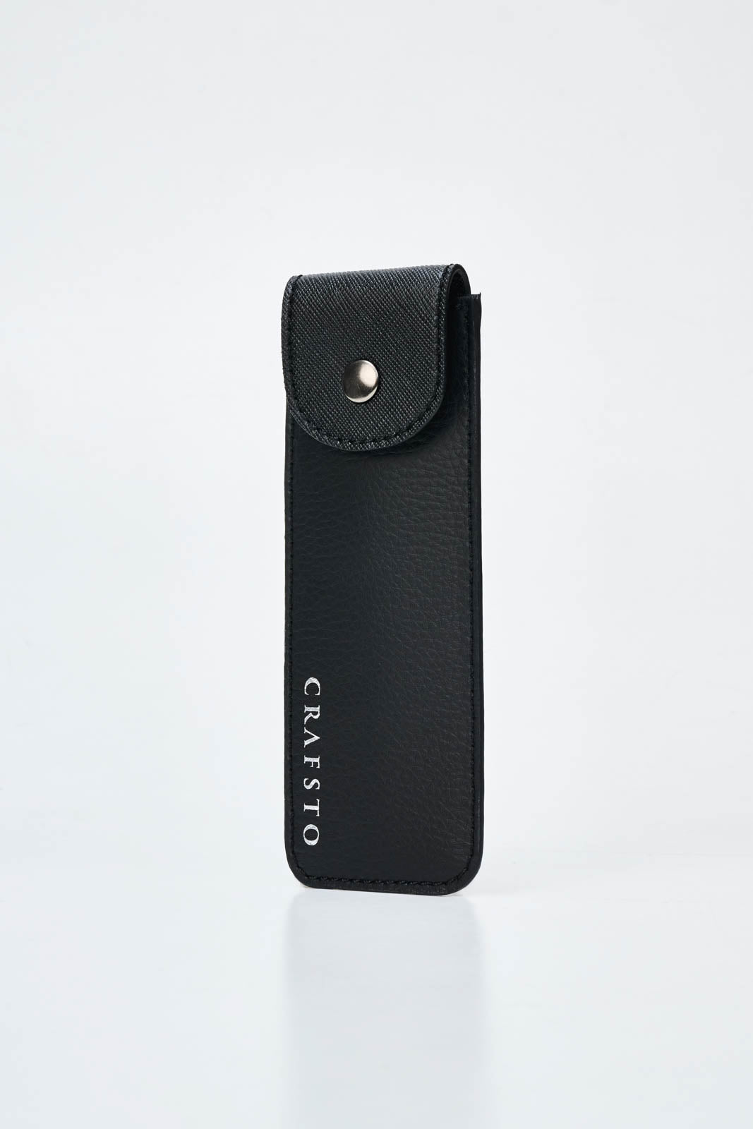 Mushroom Leather Pen Case with Flap