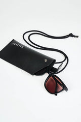 Cactus Leather Glasses Case