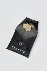 Mushroom Leather Coin Pouch