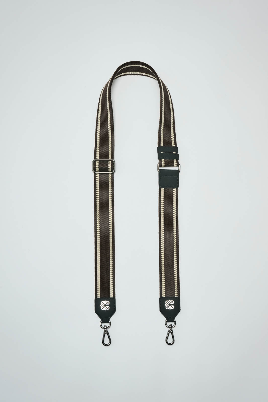 Line x Cone Leather Shoulder Strap