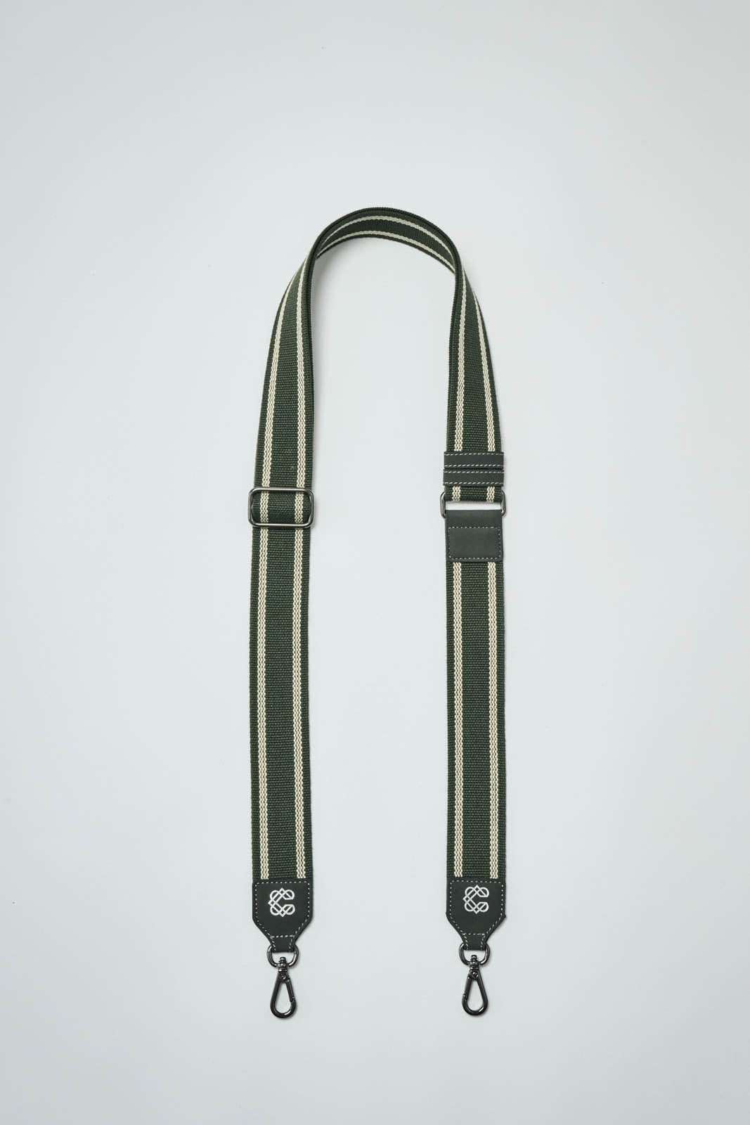 Line x Cone Leather Shoulder Strap