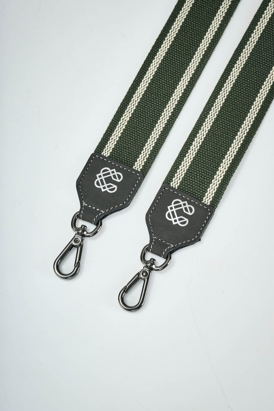 Line x Cone Leather Shoulder Strap