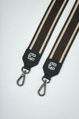 Line x Cone Leather Shoulder Strap