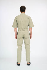 Typewriter Half Sleeve Jumpsuit