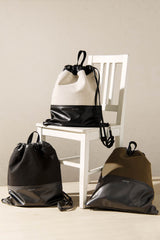 Apple leather crossover organics knapsack
