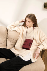 Apple leather crossbody smartphone shoulder purse