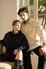 Drop shoulder shirt