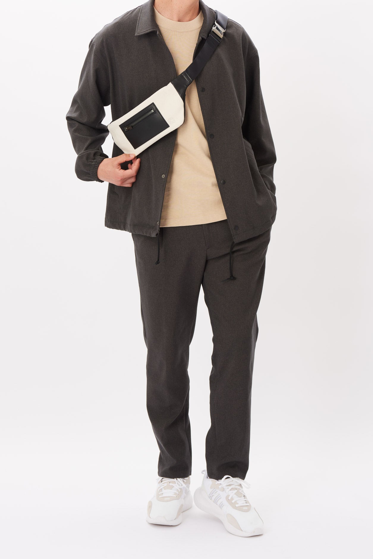Apple Leather&OrganicCotton Crossbodybag