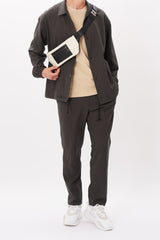 Apple Leather&OrganicCotton Crossbodybag