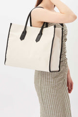 Apple Leather&OrganicCotton Tote bag