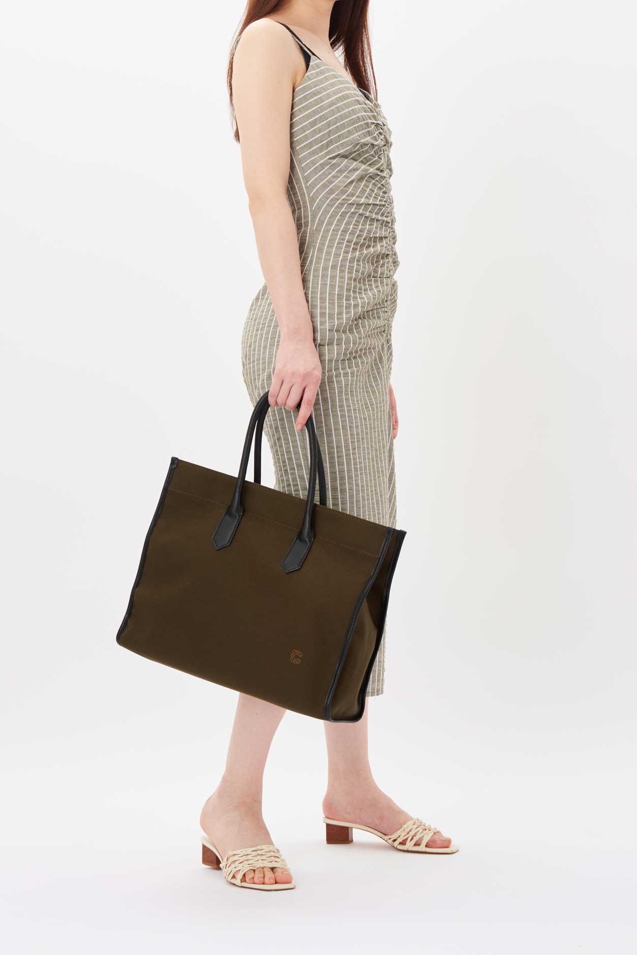 Apple Leather&OrganicCotton Tote bag