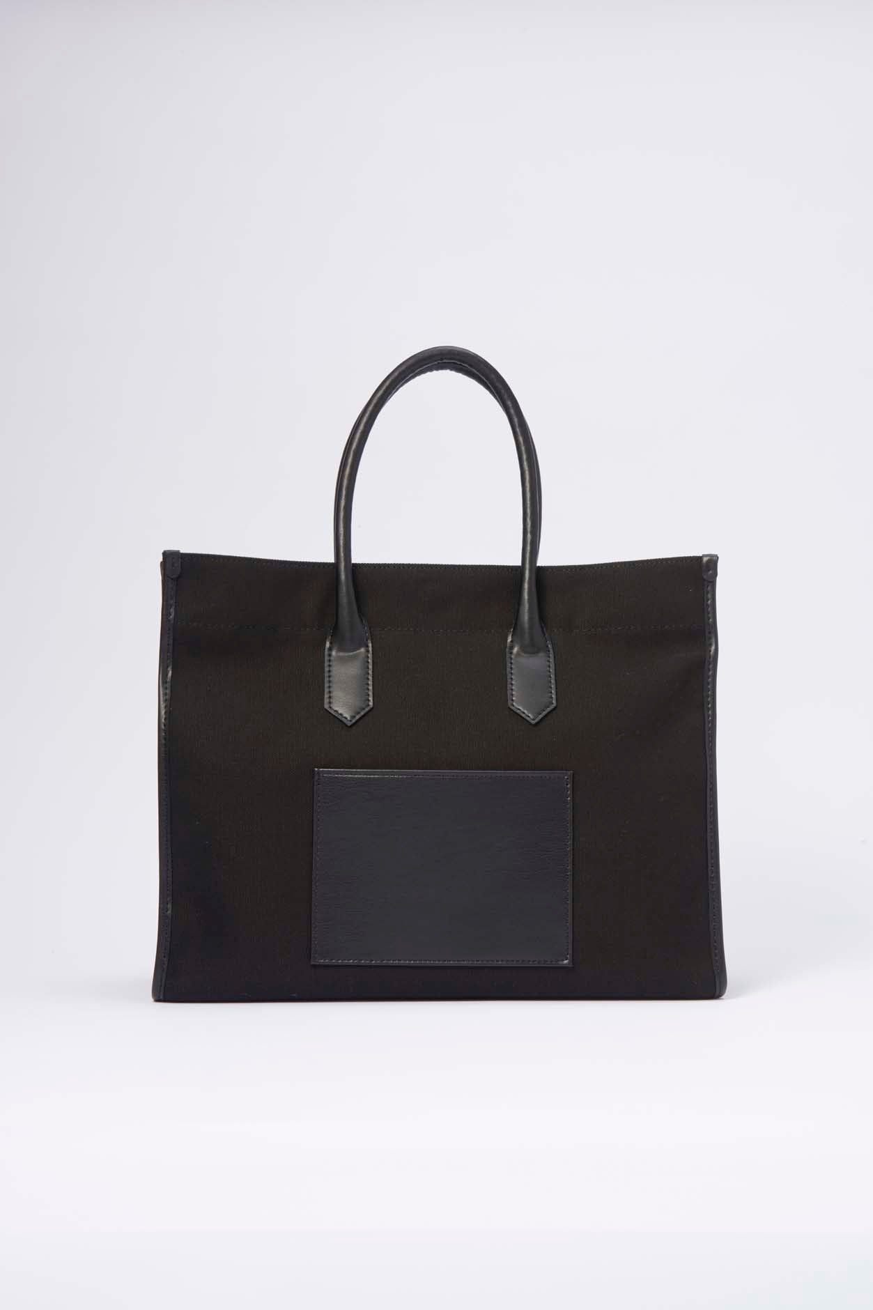 Apple Leather&OrganicCotton Tote bag